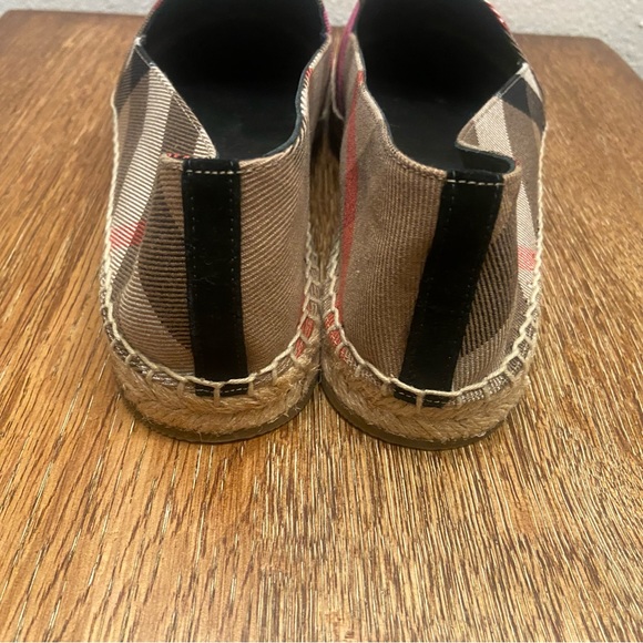 Canvas check rainbow print espadrille Burberry - Picture 4 of 11